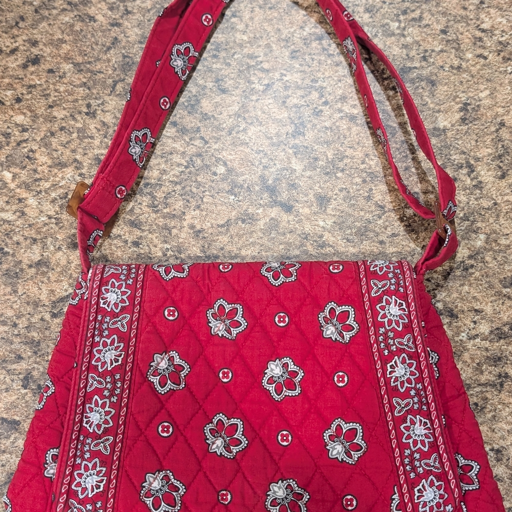 Floral Red Women's Bag